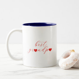 Best Grandpa, Granddad Gift, Modern Two-Tone Coffee Mug