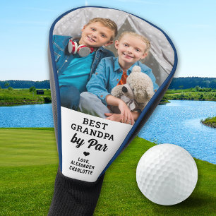Best GRANDPA - Personalised Photo - Golfer Driver Golf Head Cover