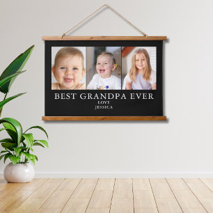 Best Grandpa Photo Tapestry