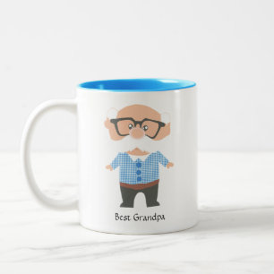 Best grandpa Two-Tone coffee mug