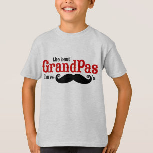 Best Grandpas Have Moustaches T-Shirt