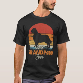 Best Grandpaw Ever Golden Retriever Grandpa T-Shirt