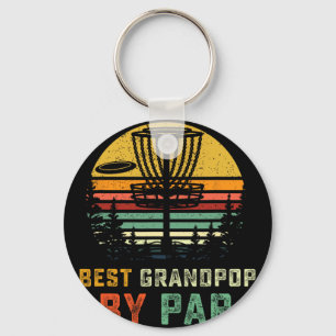 Best Grandpop Disc Golf Gift Grandpa Frisbees Disc Key Ring