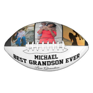 Best Grandson Ever Sports Valentines Day Player Football