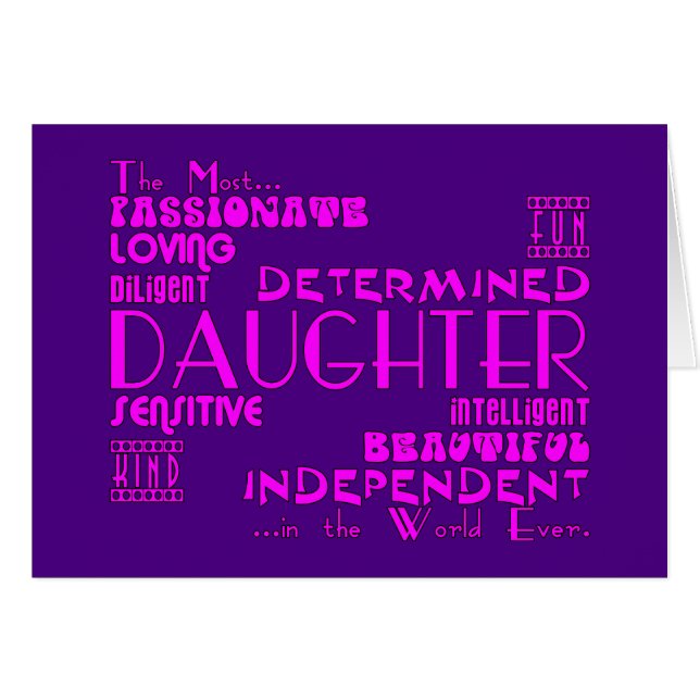 Best & Greastest Daughters Birthdays : Qualities (Front Horizontal)
