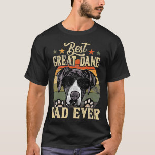 Best Great Dane Dad Ever Vintage Retro  T-Shirt