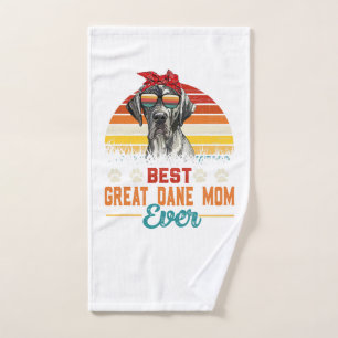 best great dane mom ever great dane mama mors day  hand towel
