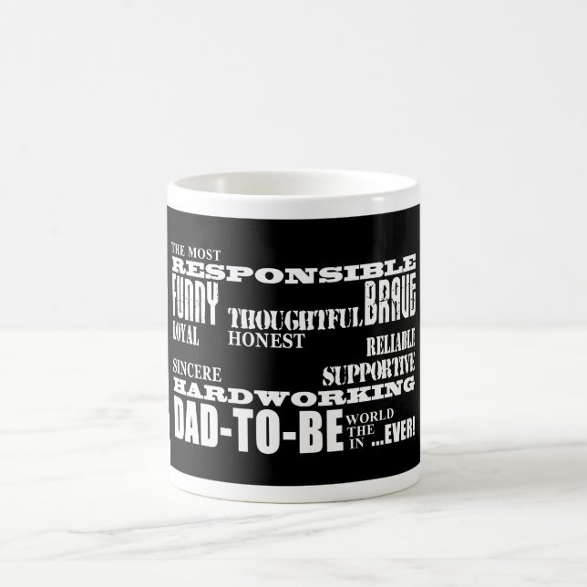 Best Greatest Future Fathers Dads to Be Qualities Coffee Mug (Center)