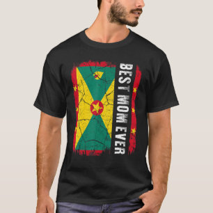 Best Grenadian Mom Ever Grenada Flag Mother's Day T-Shirt