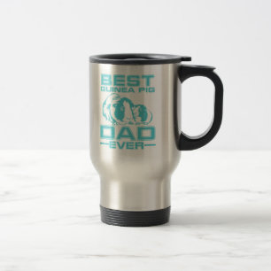 Best Guinea Pig Dad Ever House Pet Animal Lover  Travel Mug