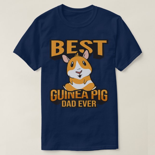 Best Guinea Pig Dad Premium  T-Shirt (Design Front)