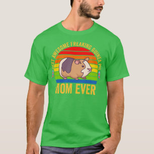 Best Guinea Pig Mum Ever Piggy Vintage T-Shirt