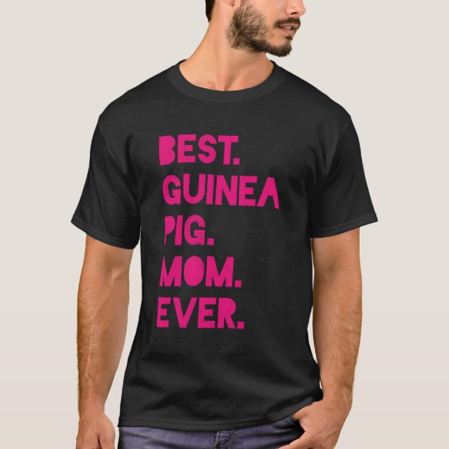 Best Guinea Pig Mum Womens Pet Lover Hoodie T-Shirt (Front)