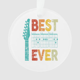 Best guitar dad ever chords best dad guitar shirt ornament