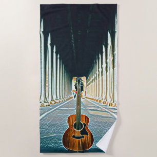 Best guitarist ever beach towel