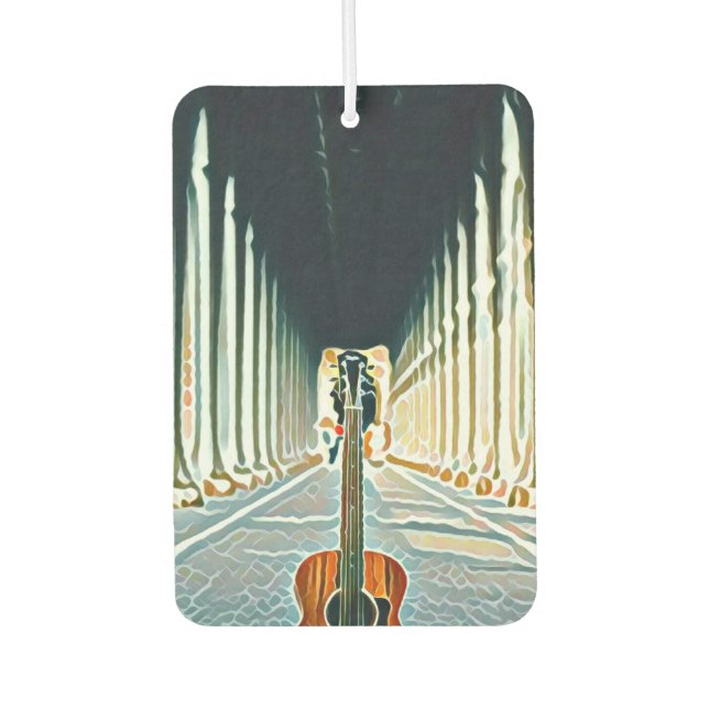 Best guitarist ever car air freshener (Front)