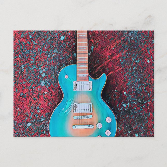 Best guitarist ever postcard (Front)