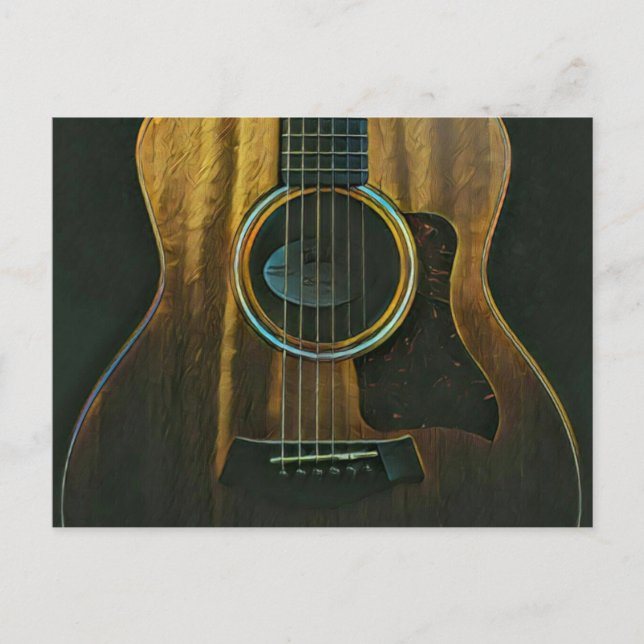 Best guitarist ever postcard (Front)