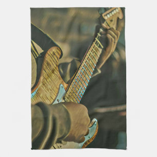 best guitarist ever tea towel