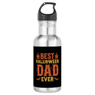 Best Halloween Dad Ever Vintage Distressed Design 532 Ml Water Bottle