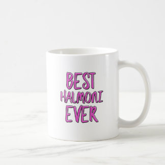 Best halmoni ever grandmother coffee mug