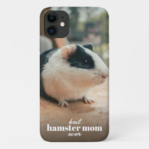 Best Hamster Mom Ever Modern Custom Pet Photo Case-Mate iPhone Case
