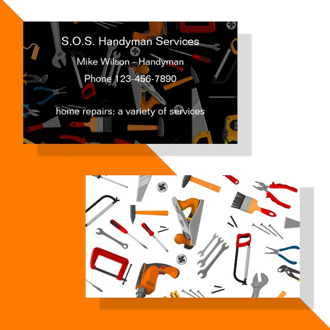 Best Handyman Tools Design Business Card (Creator Uploaded)