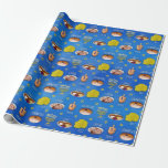 Best Hanukkah Wrapping Paper Ever!<br><div class="desc">Have the happiest of Hanukkahs with this one of a kind wrapping paper! It's got all your Hanukkah favourites. Show Bubby you care with this wonderful artistic wrapping paper. L'chaim!</div>