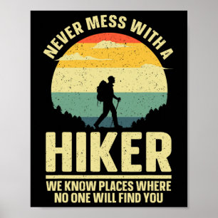 Best Hiking Art For Men Women Outdoor Hike Gear Hi Poster