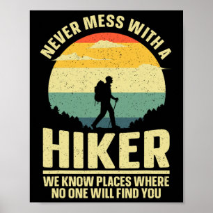 Best Hiking Art For Men Women Outdoor Hike Gear Hi Poster