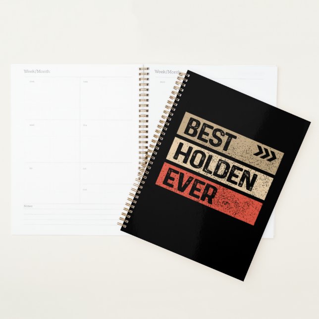 Best Holden Ever Funny Name Holden   Planner (Display)