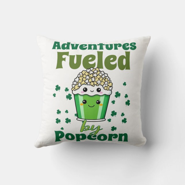 Best holiday gift for popcorn lovers cushion (Back)