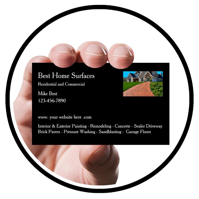 Best Home Services Business Card (Creator Uploaded)
