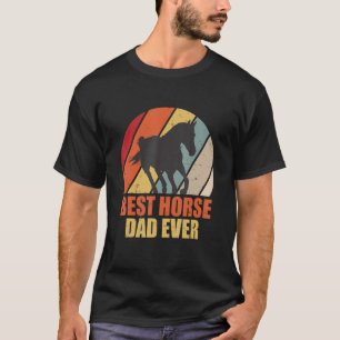 Best Horse Dad Ever Funny Horse Costume Designs T-Shirt