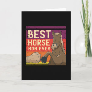 Best Horse Mum Ever Card