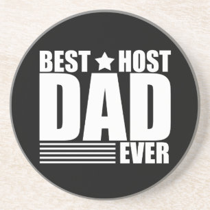 Best host dad ever happy fathers day gift ideas coaster