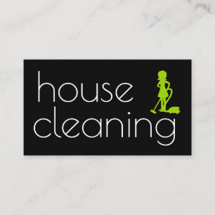 Best House Cleaning Business Card