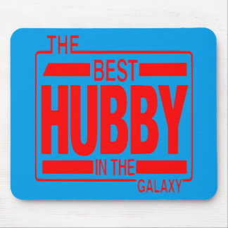 Best Hubby In The Galaxy Mouse Pad