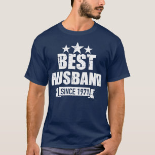 Best hus since 1971 golden wedding anniversary 1 T-Shirt