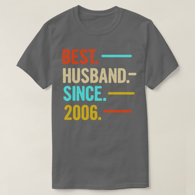 Best Hus Since 2006 T-Shirt (Design Front)