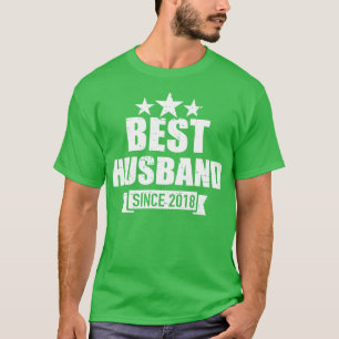 Best hus since 2018 3rd wedding anniversary 1 T-Shirt