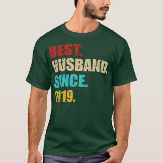Best hus since 2019 2nd wedding anniversary T-Shirt