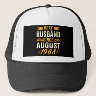 Best Husband 1968 Meaningful 52nd Anniversary Trucker Hat