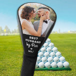 Best HUSBAND By Par Birthday Custom Photo Golf Head Cover<br><div class="desc">Best Husband By Par ... Customise these golf head covers with your couple favourite photo and monogram initials. Great gift to all golf husbands and golf lovers ! COPYRIGHT © 2020 Judy Burrows, Black Dog Art - All Rights Reserved . Best HUSBAND By Par Birthday Custom Photo Golf Head Cover...</div>