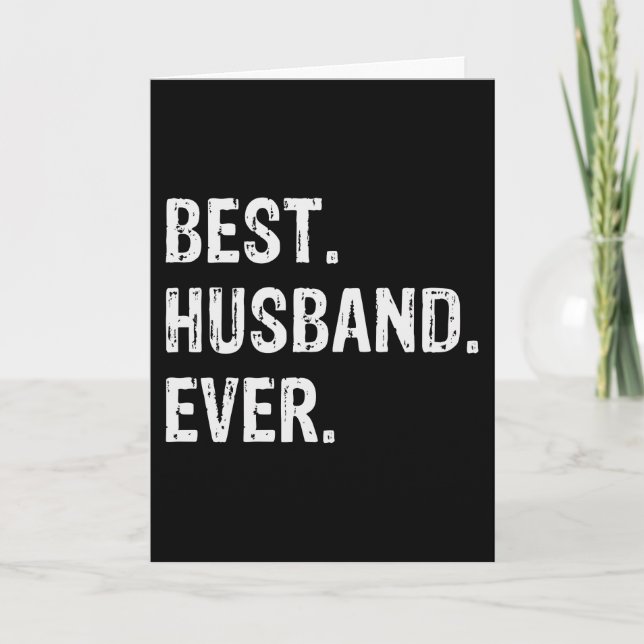 Best Husband Ever  Card (Front)