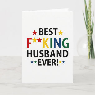 Best Husband Ever Funny Card