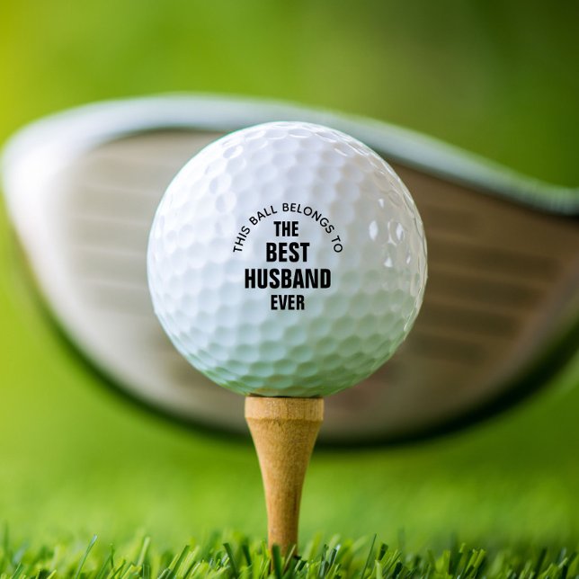 Best Husband Ever Golf Balls (Creator Uploaded)