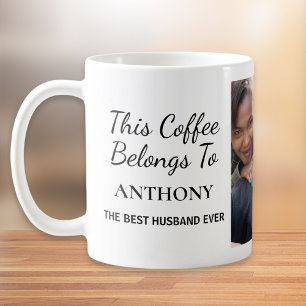 Best Husband Ever Personalised Photo Coffee Mug