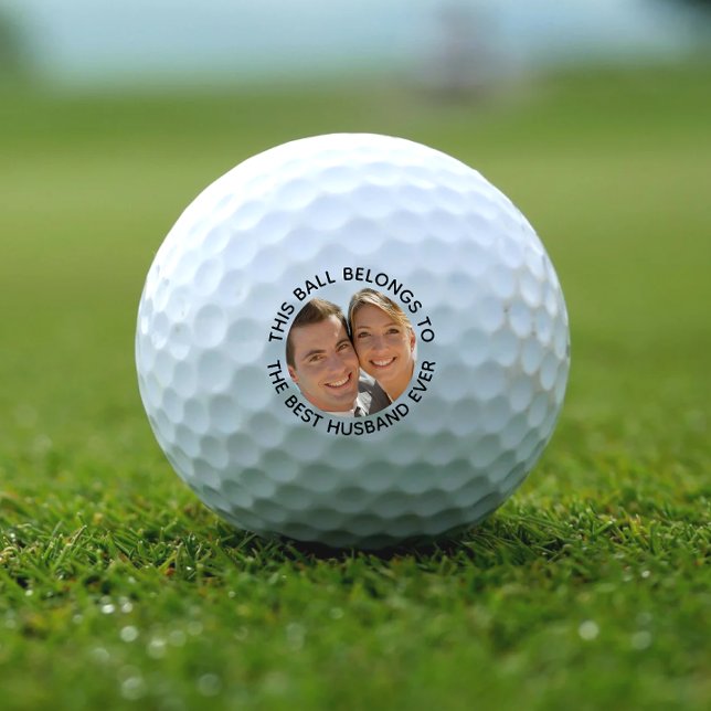 Best Husband Ever Photo Golf Balls (Creator Uploaded)
