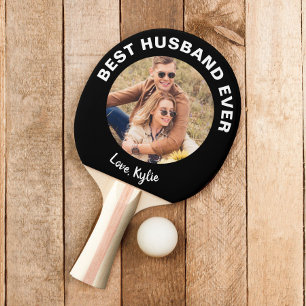 Best Husband Ever Photo Ping Pong Paddle
